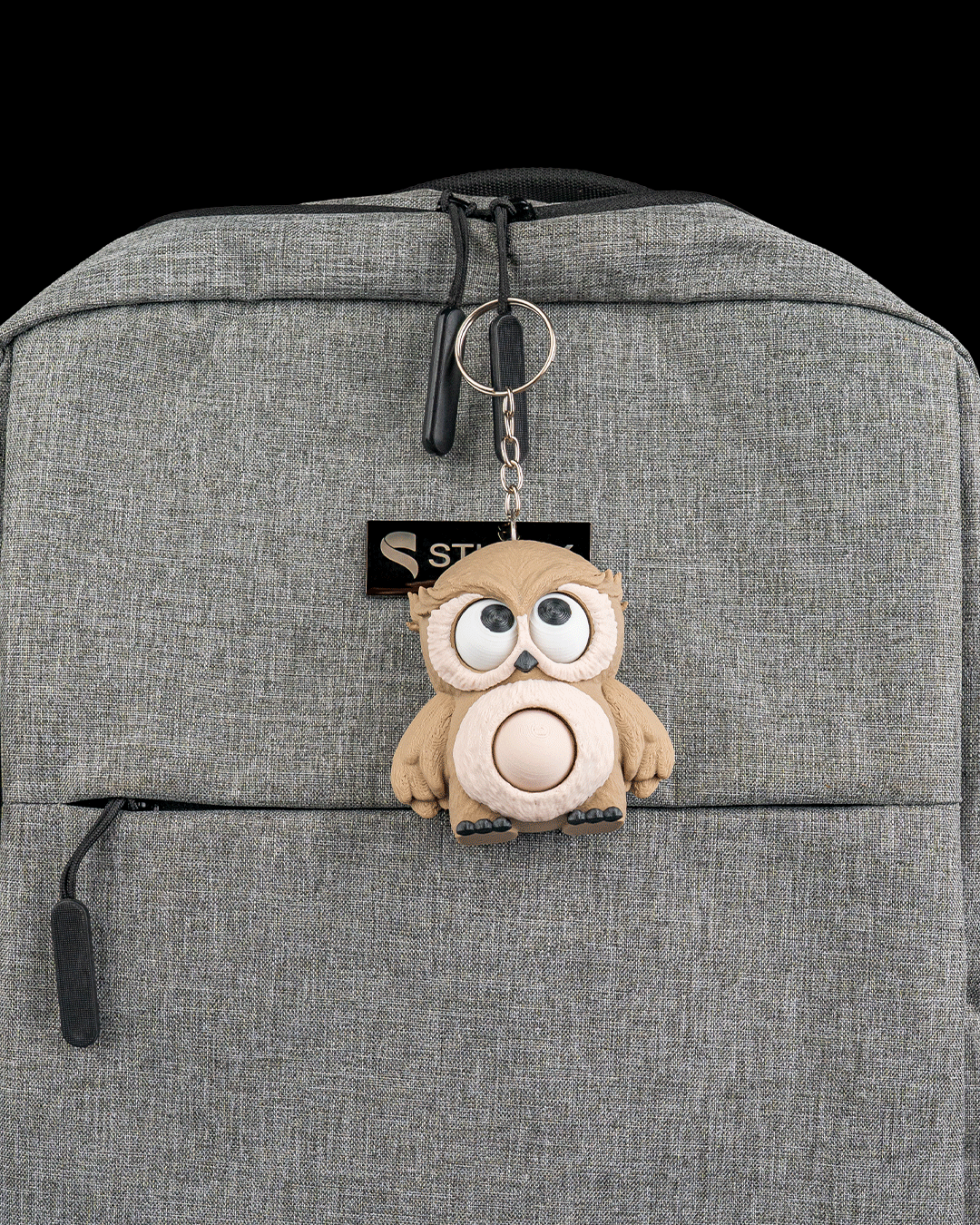 Owl Fidget Keychain