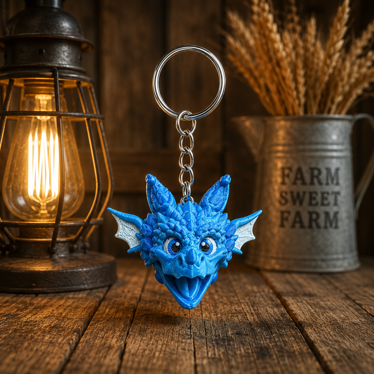 Dragon Head Keychain
