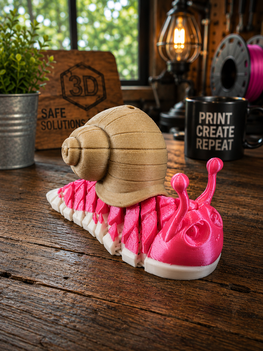 Flexi Snail Keychain