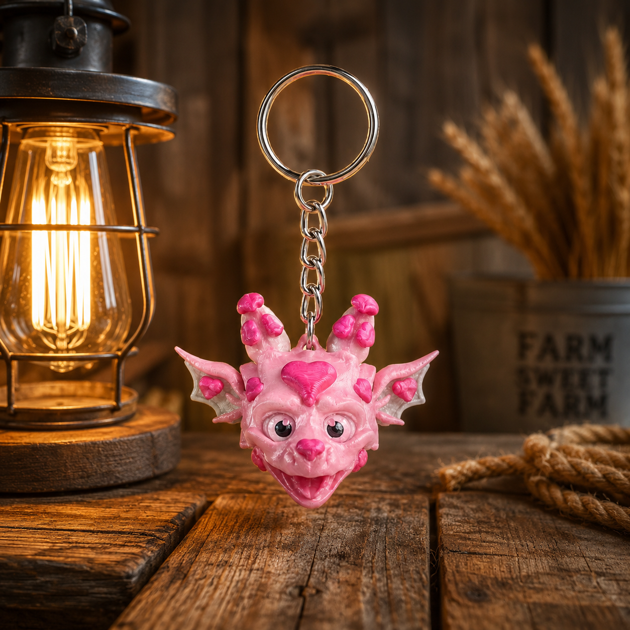 Dragon Head Keychain
