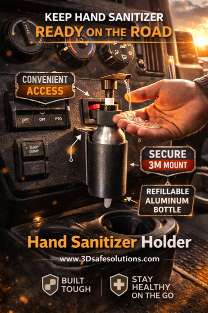 Hand Sanitizer Mount + Pump Bottle