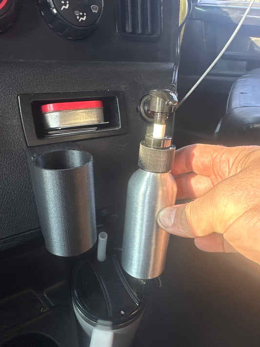 Hand sanitizer mount