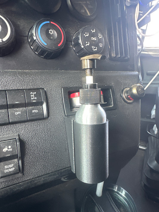 Hand sanitizer mount