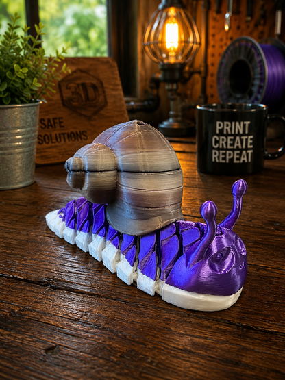 Flexi Snail Keychain
