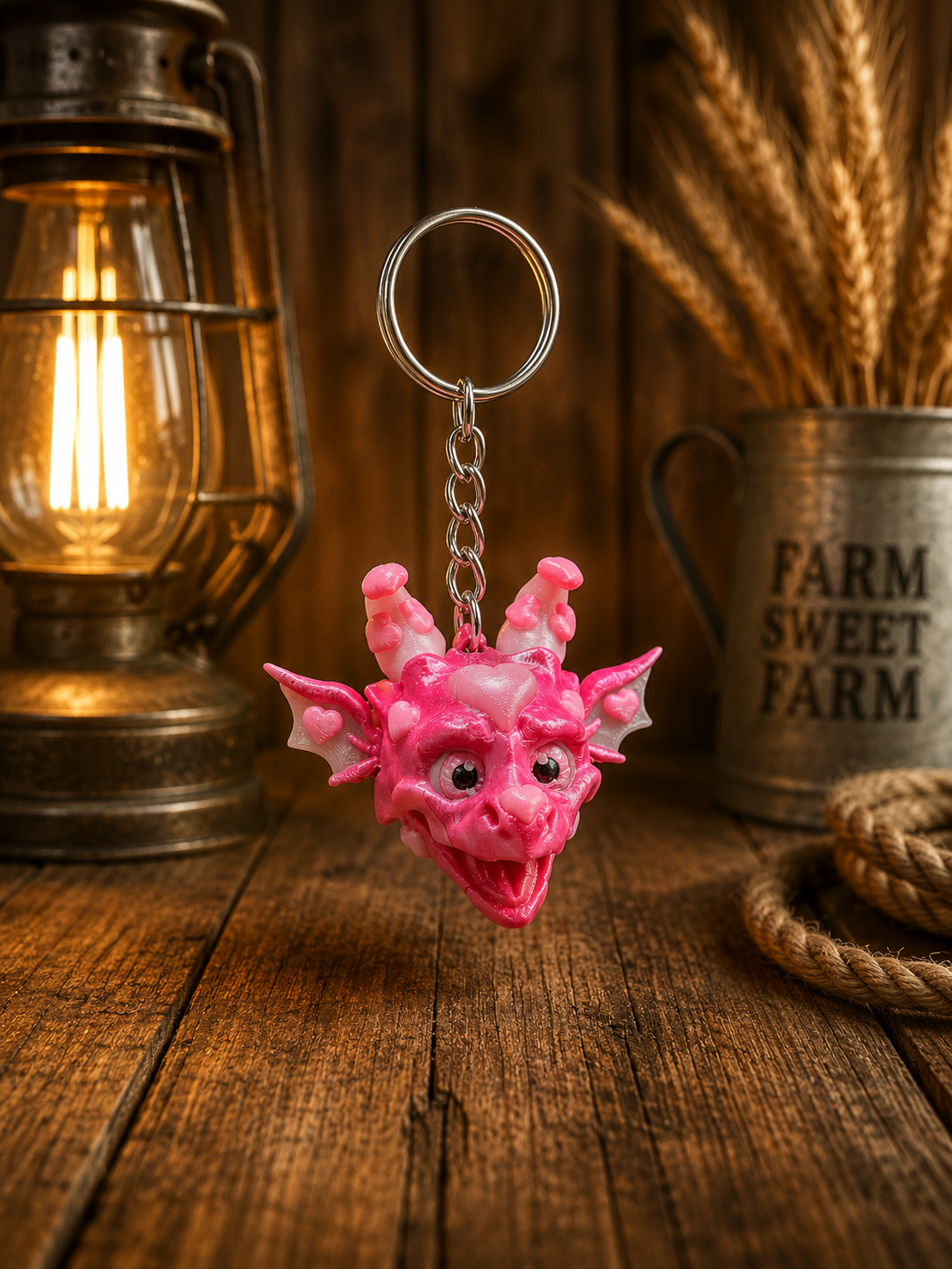 Dragon Head Keychain
